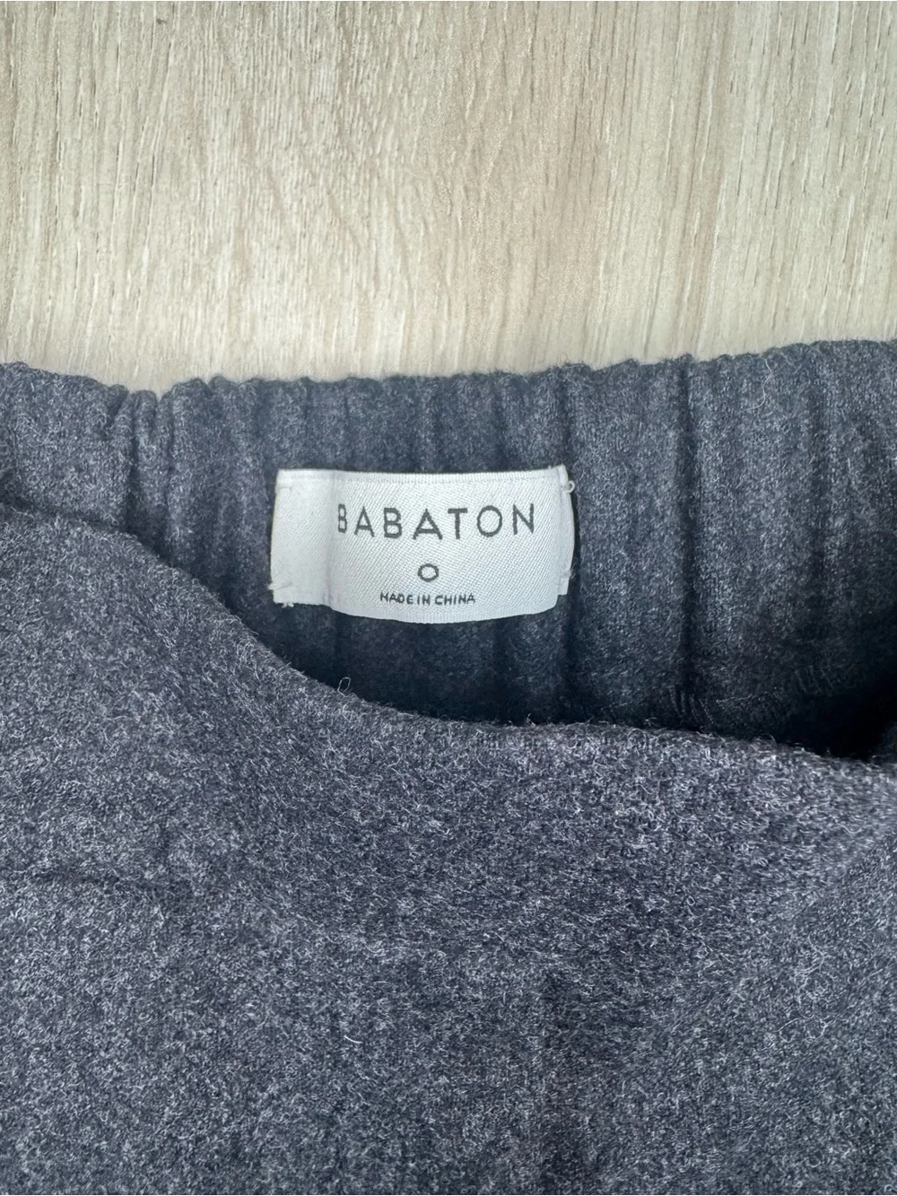 Babaton Stretch Wool Cashmere Pants Charcoal Grey Size 0